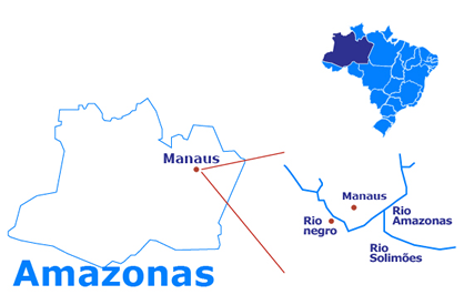 Mapa Navigazione del Rio Negro - 4 giorni e 3 notti