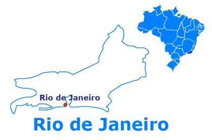 Mapa Rio de Janeiro - Rio de Janeiro