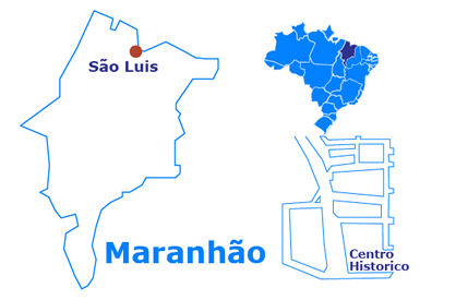Mapa Visite de la ville de So Luis